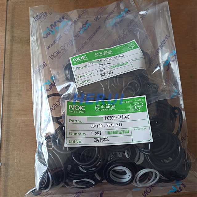 PC200-6 (6D102) Zestaw uszczelnienia zaworu sterującego