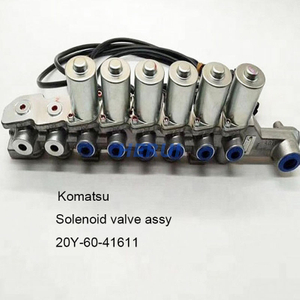PC200-8 Excavator Solenoid Assembly 20Y-60-41611 Solenoid Valve Genuine 