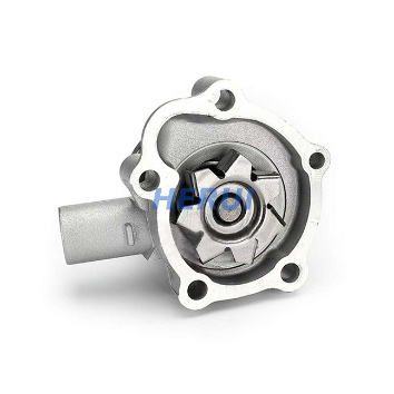 What is the function of the excavator water pump?