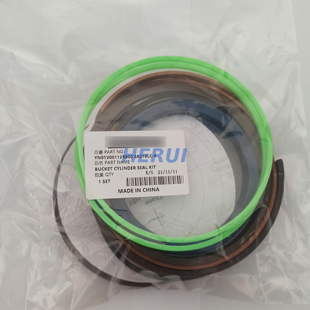 SK210LC-6 Bucket Cylinder Seal Kit YN01V00112R900 For Kobelco Excavator