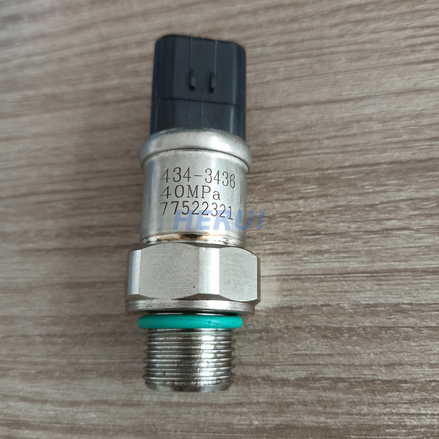  434-3436 E320D E321D Excavator Hydraulic Pump Pressure Sensor 